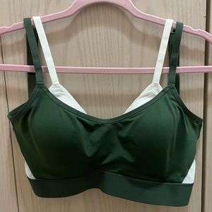 Natori Gravity Contour Underwire Sports Bra, Ivy/Warm White 30G